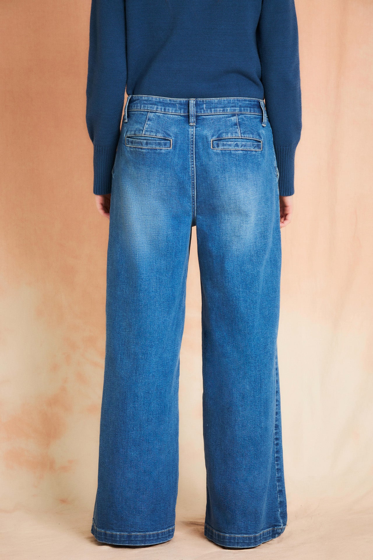 Indigo Wide Leg Trouser Jean