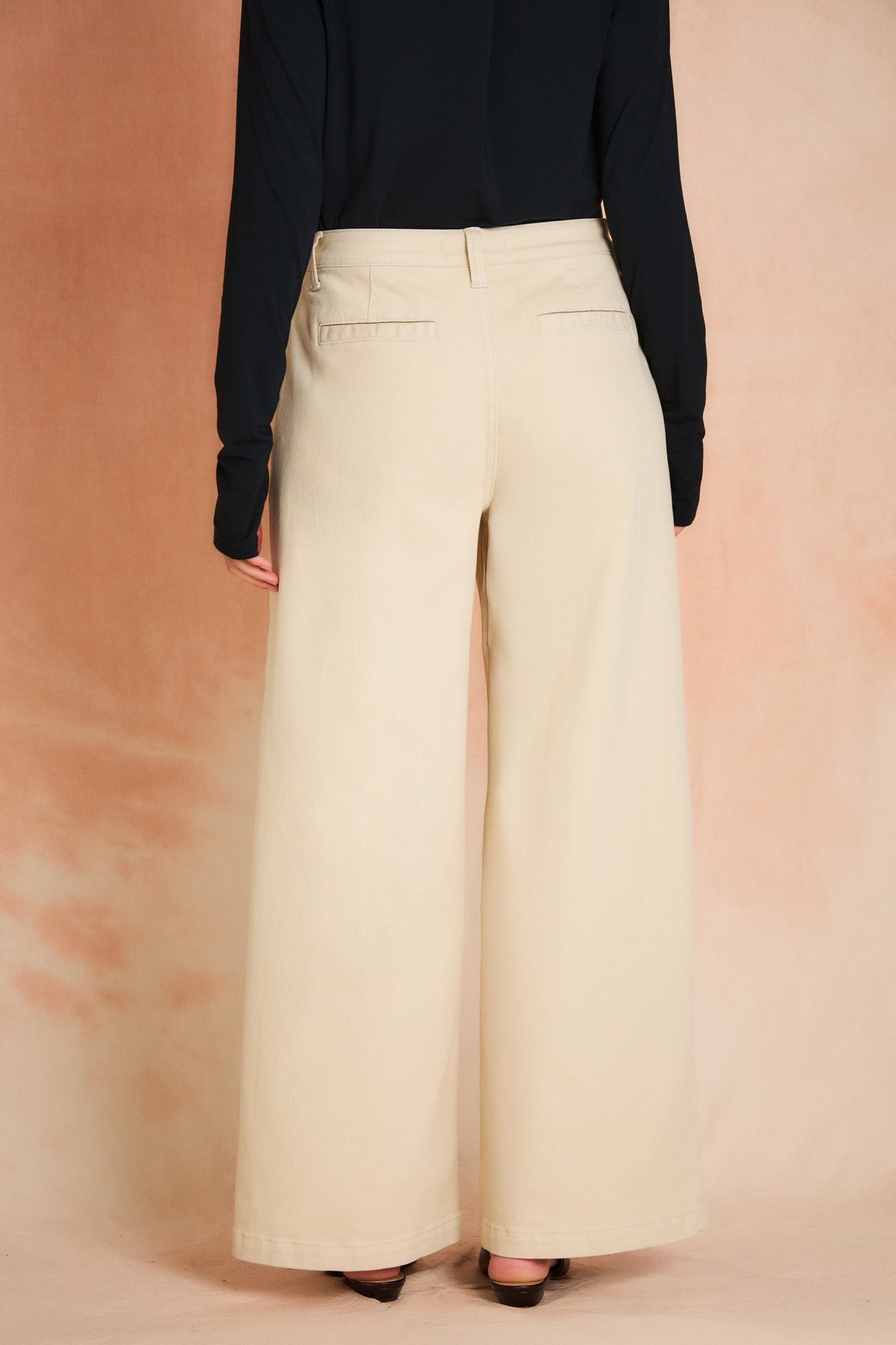 Biscotti Wide Leg Trouser Jean- Twill

