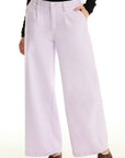 Lilac Wide Leg Trouser Jean- Twill