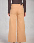 Taupe Curve Yoke Jean