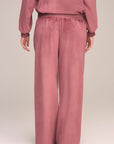Dusty Rose Knit Cord Lounge Pant
