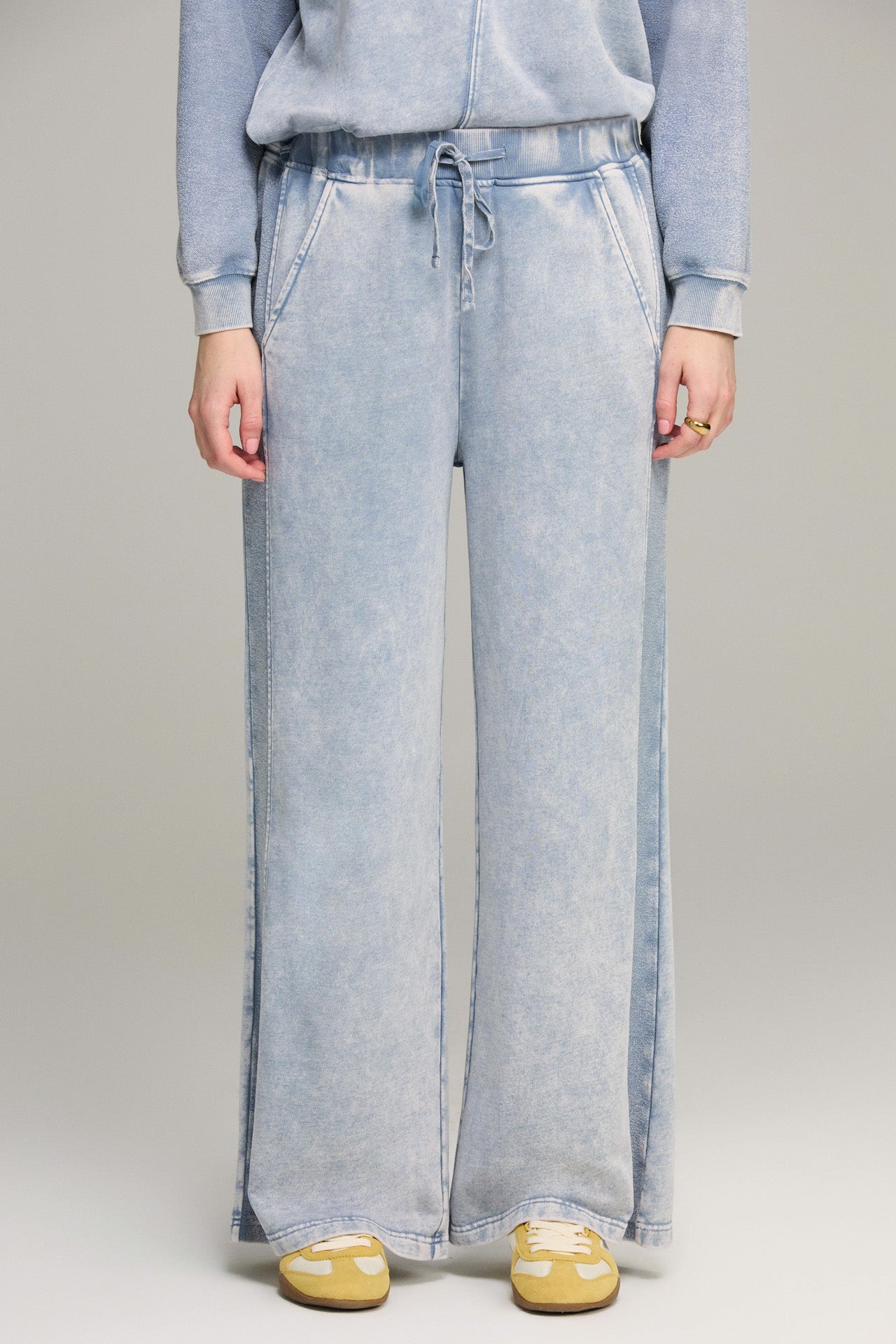 Chambray Blue Reverse Loop Lounge Pant

