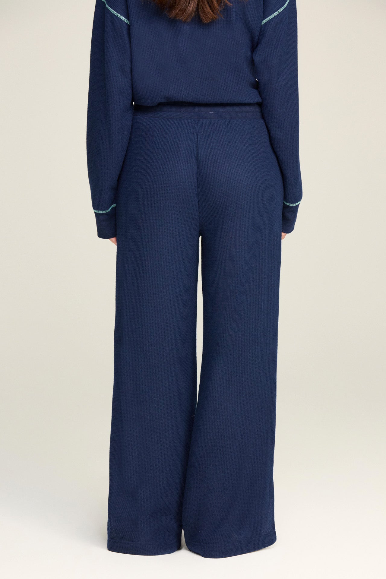 Midnight Contrast Stitch Lounge Pant