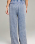 Cadet Blue Dropped Waist Lounge Pant

