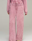 Dusty Rose Dropped Waist Lounge Pant