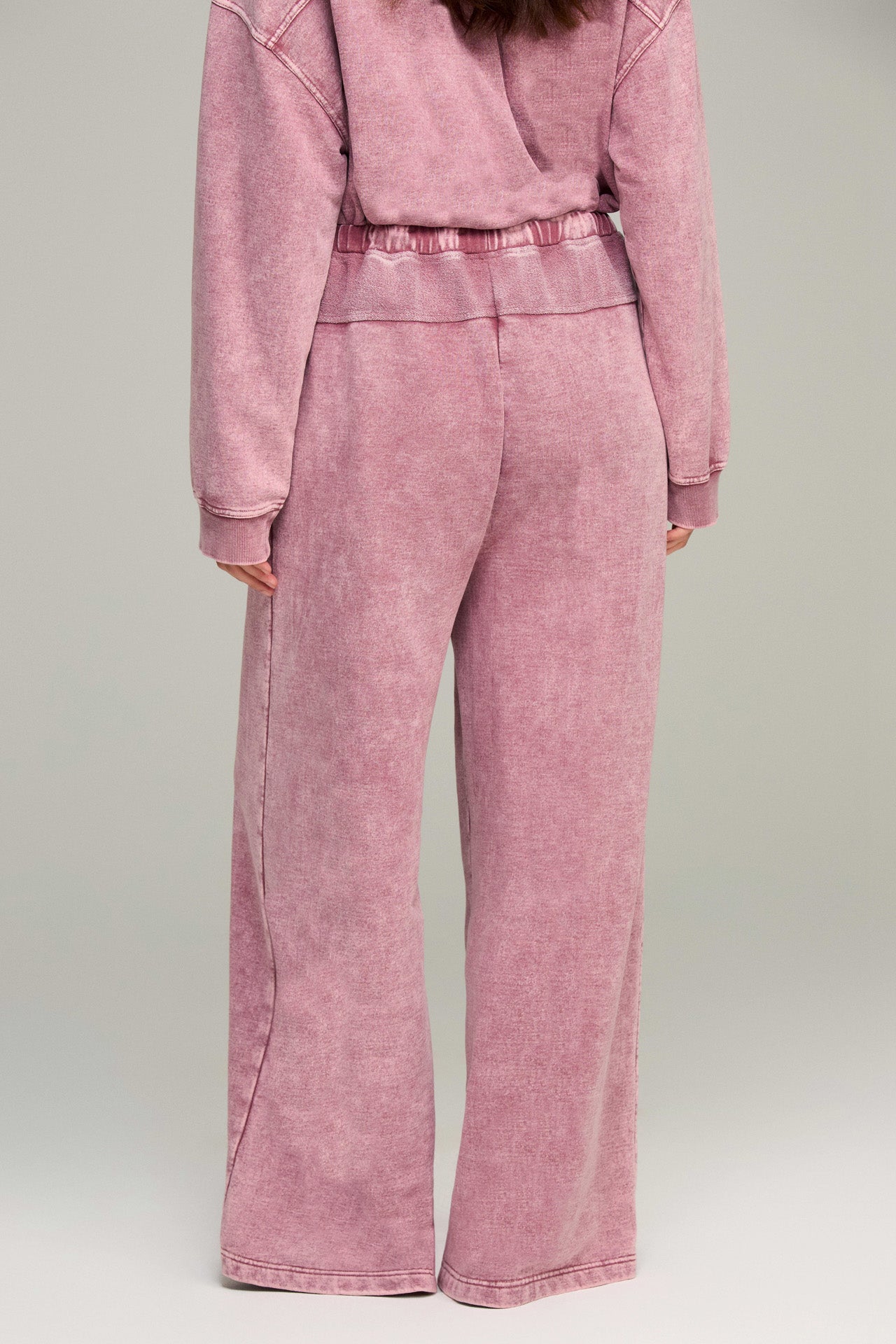 Dusty Rose Dropped Waist Lounge Pant