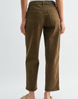Olive Relaxed Leg Jean