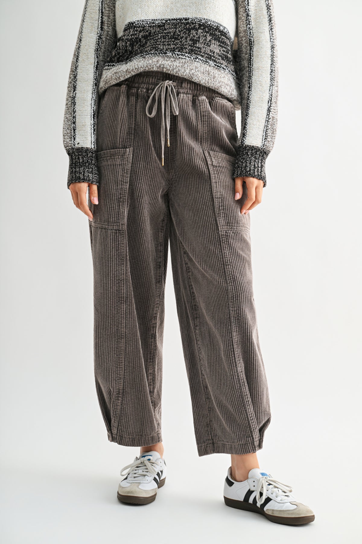 Mushroom Pull On Barrel Pant