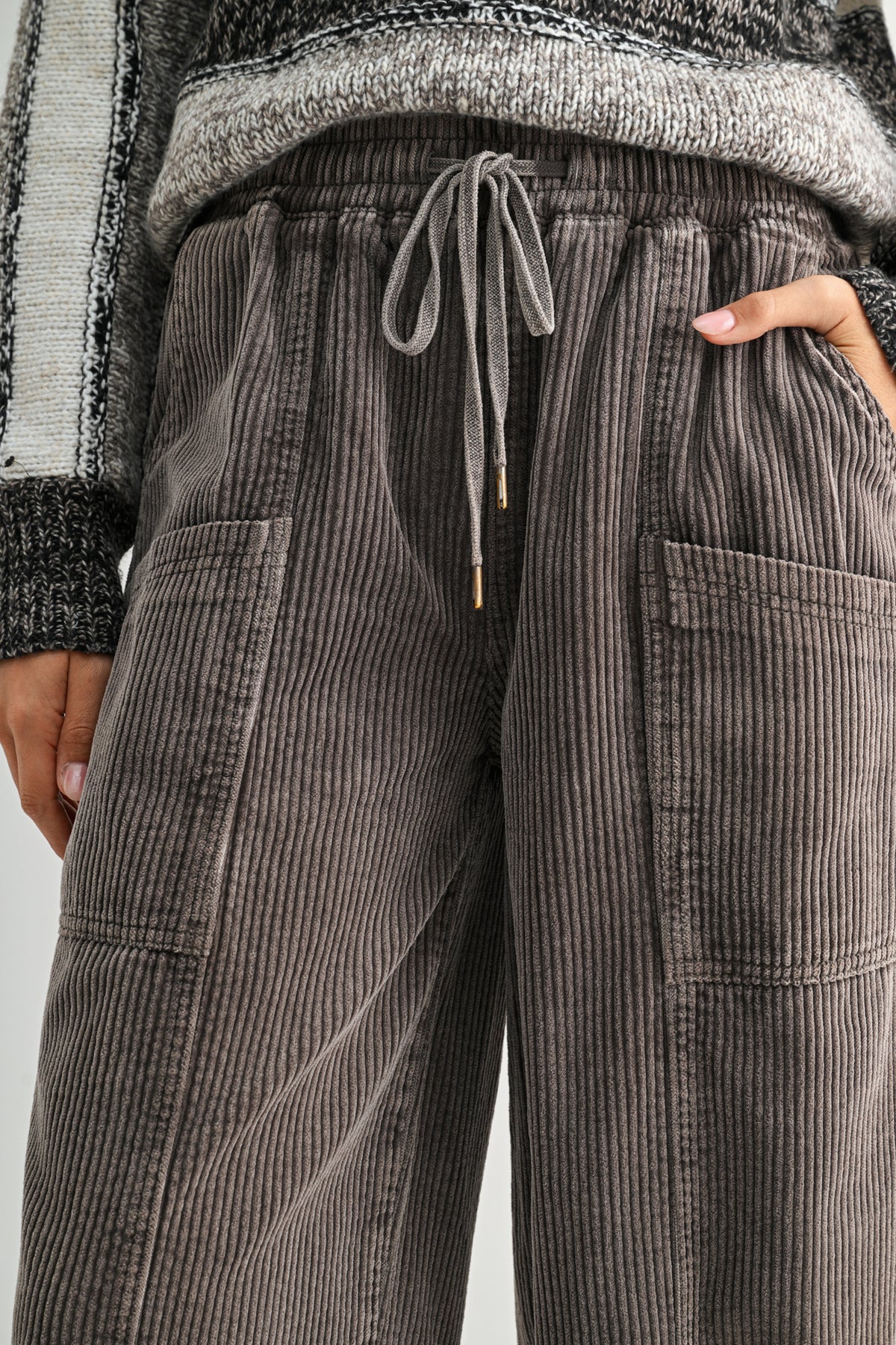 Mushroom Pull On Barrel Pant