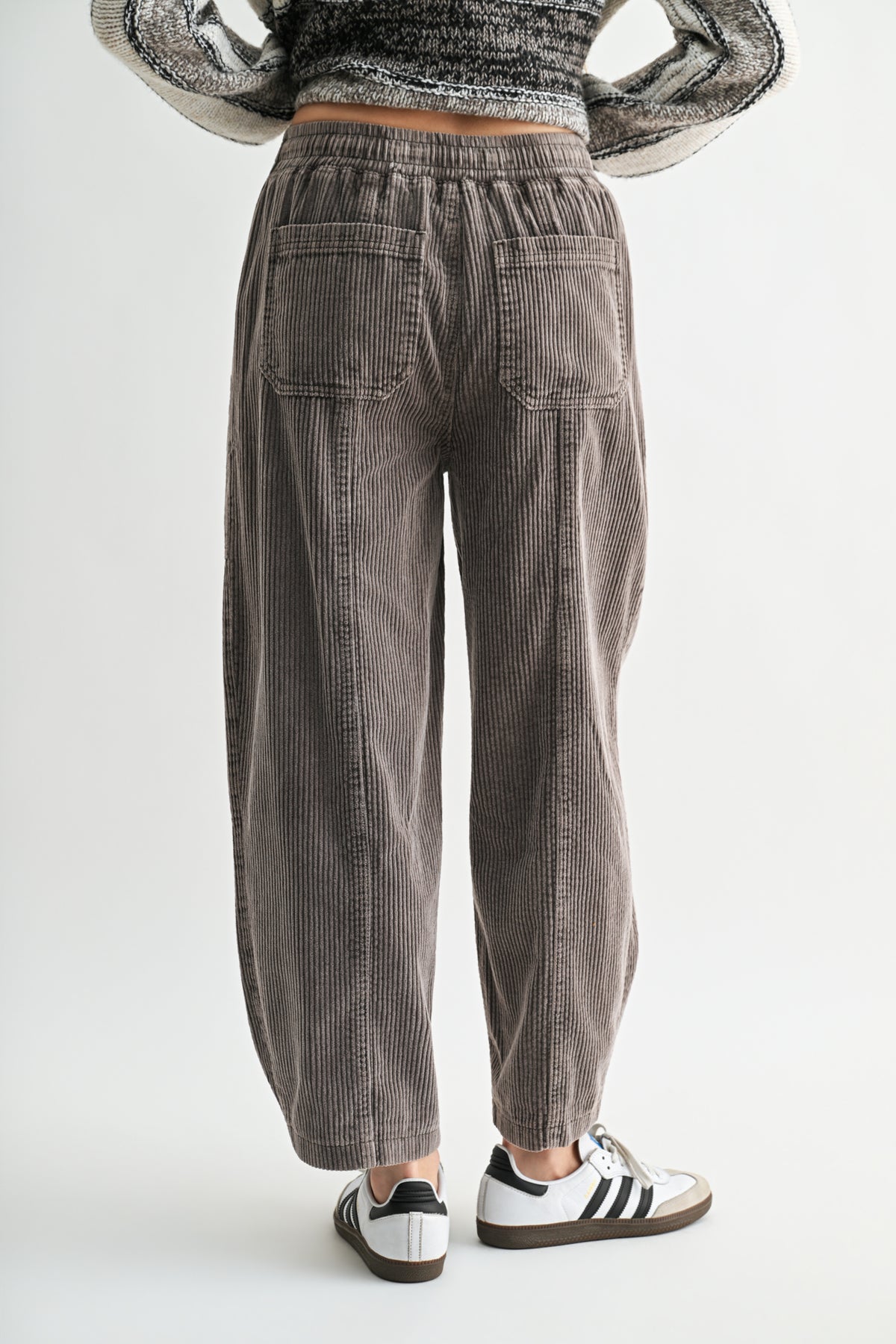 Mushroom Pull On Barrel Pant