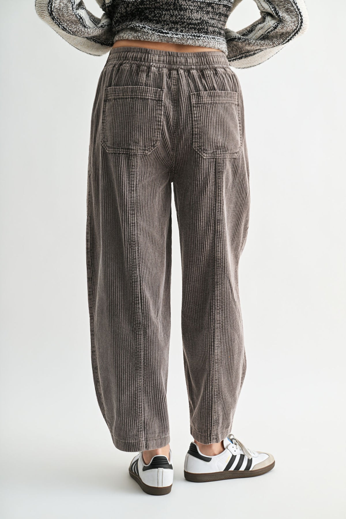 Mushroom Pull On Barrel Pant