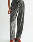 Charcoal Barrel Leg Sweatpant
