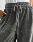 Charcoal Barrel Leg Sweatpant