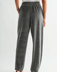 Charcoal Barrel Leg Sweatpant