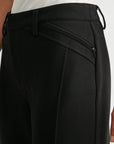 Black Straight Leg Comfort Trouser