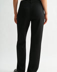 Black Straight Leg Comfort Trouser
