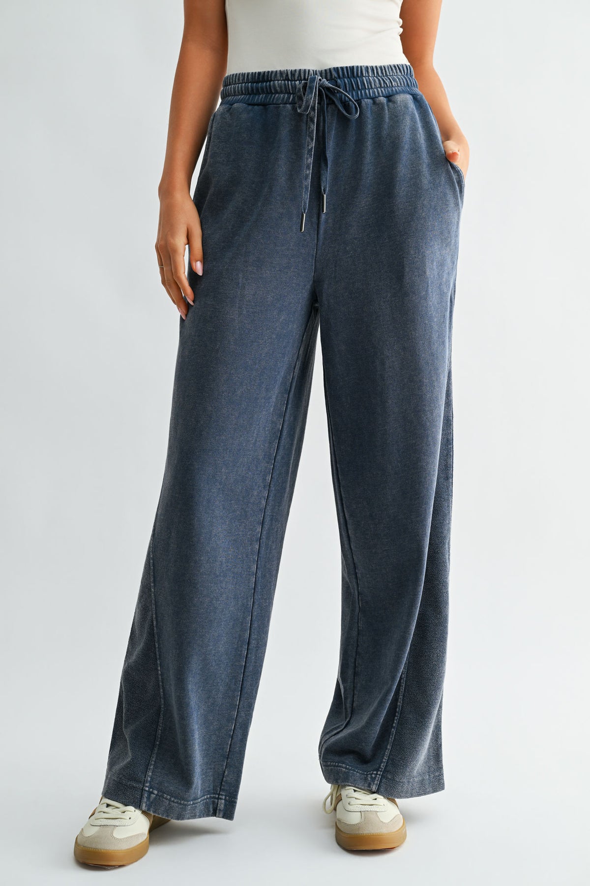 Navybean Side Gusset Lounge Pant