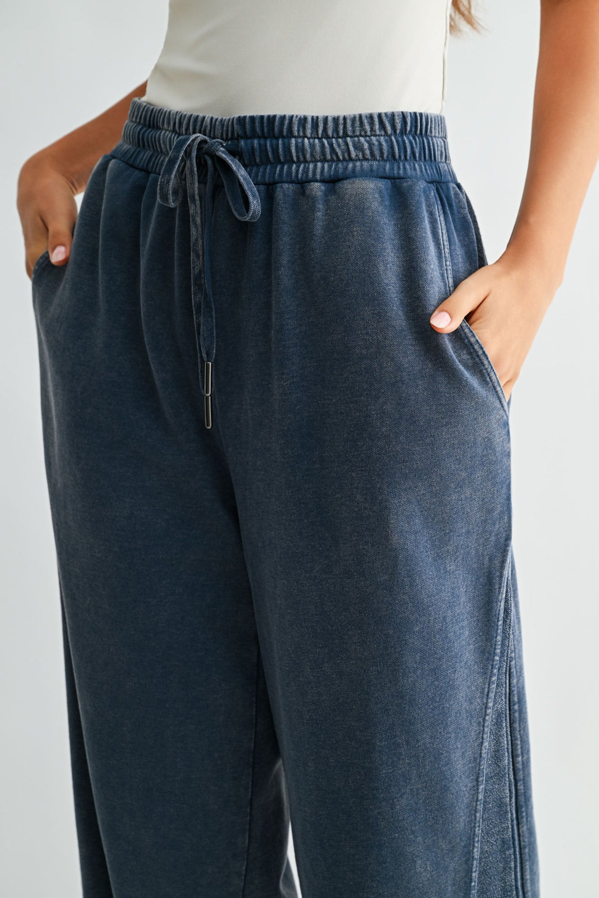 Navybean Side Gusset Lounge Pant