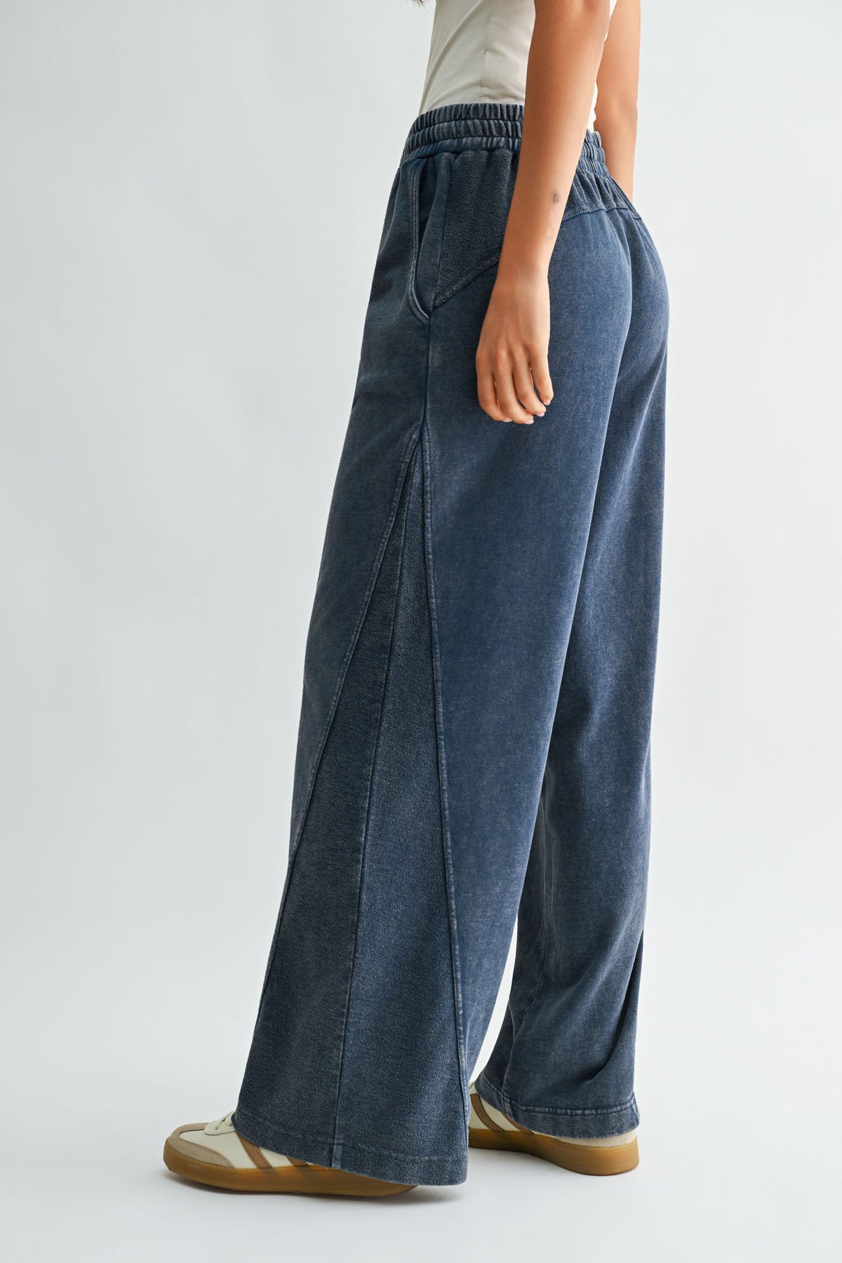 Navybean Side Gusset Lounge Pant