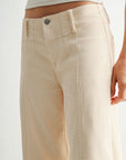 Buff Seamed Wide Leg Pant