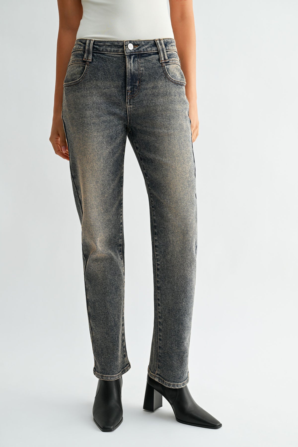 Medium Indigo Denim Boyfriend Jean