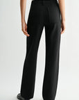 Black Patch Pocket Straight Leg Pant