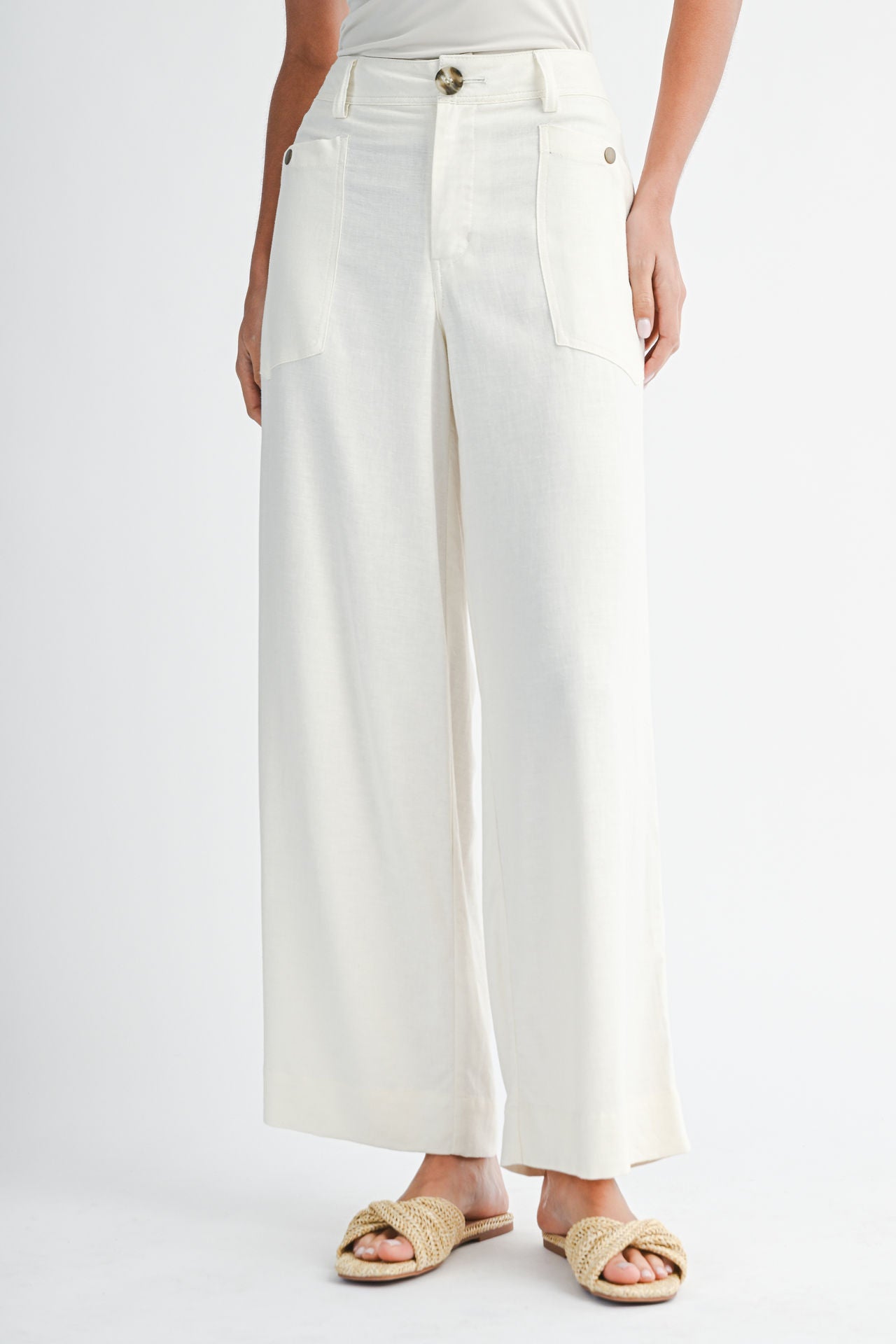 Parchment Relaxed Patch Pocket Pant