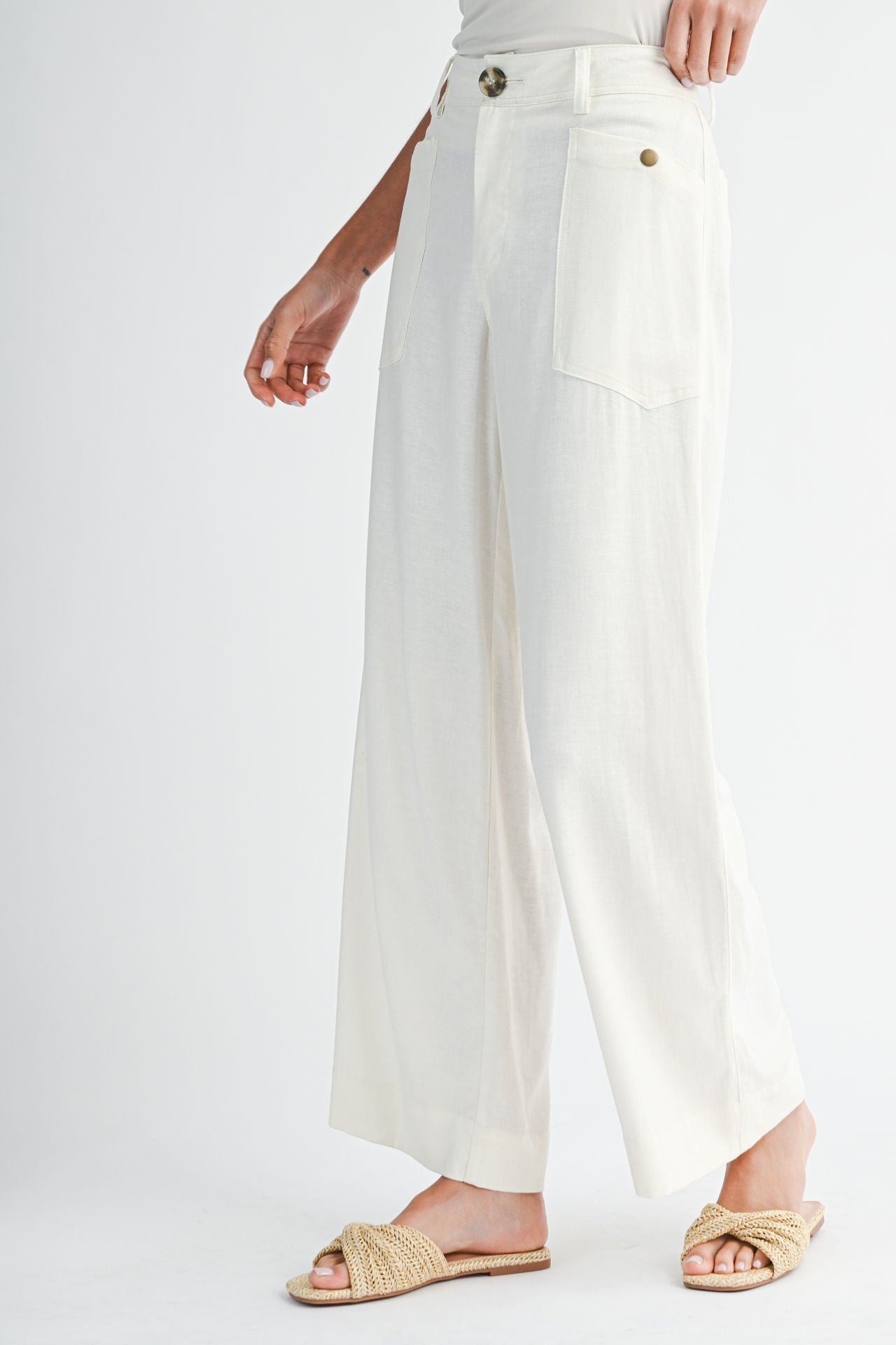 Parchment Relaxed Patch Pocket Pant