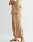Burlap Relaxed Patch Pocket Crop