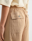 Burlap Relaxed Patch Pocket Crop