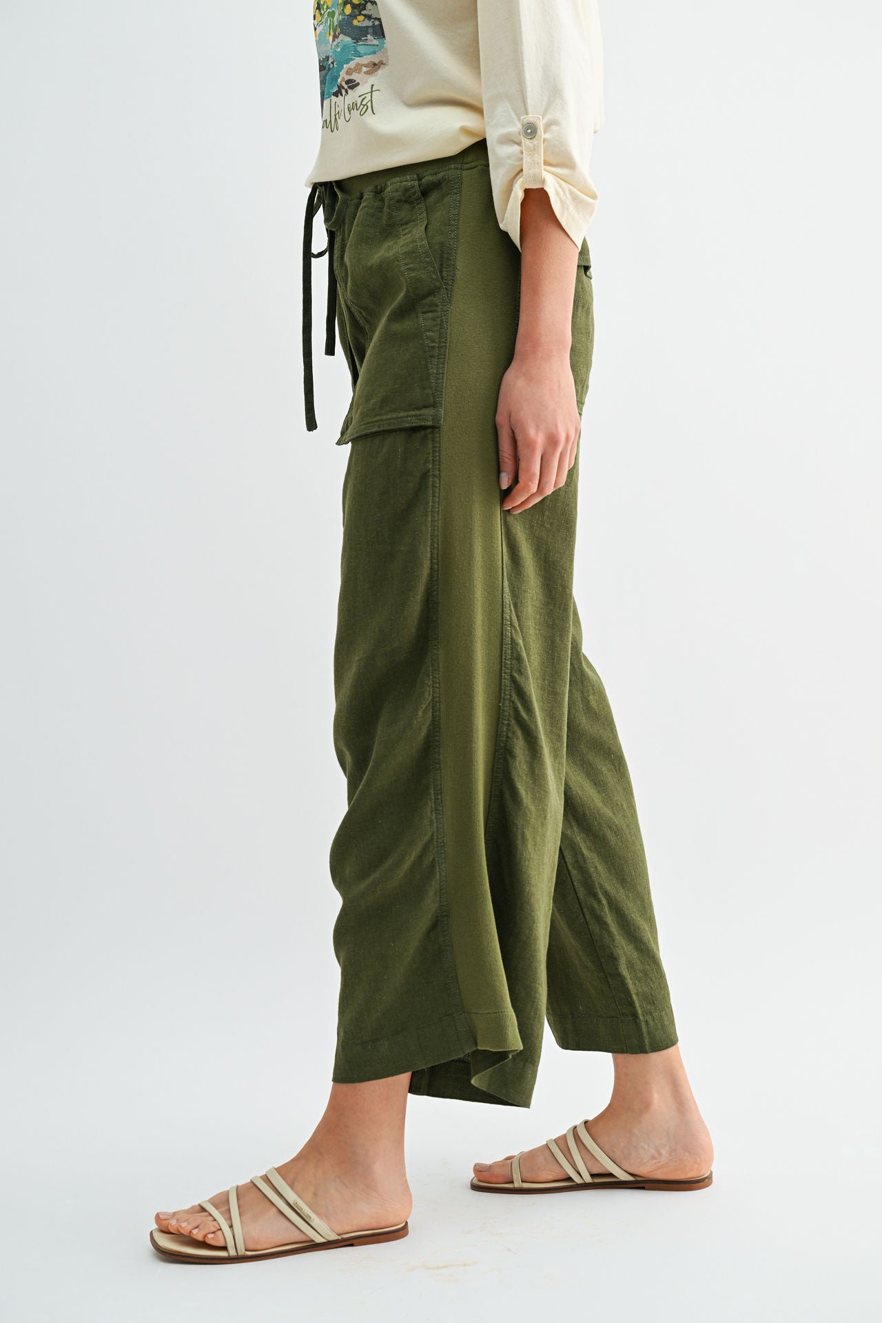Pine Relaxed Patch Pocket Crop