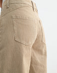 Burlap Wide Crop Patch Pocket Pant