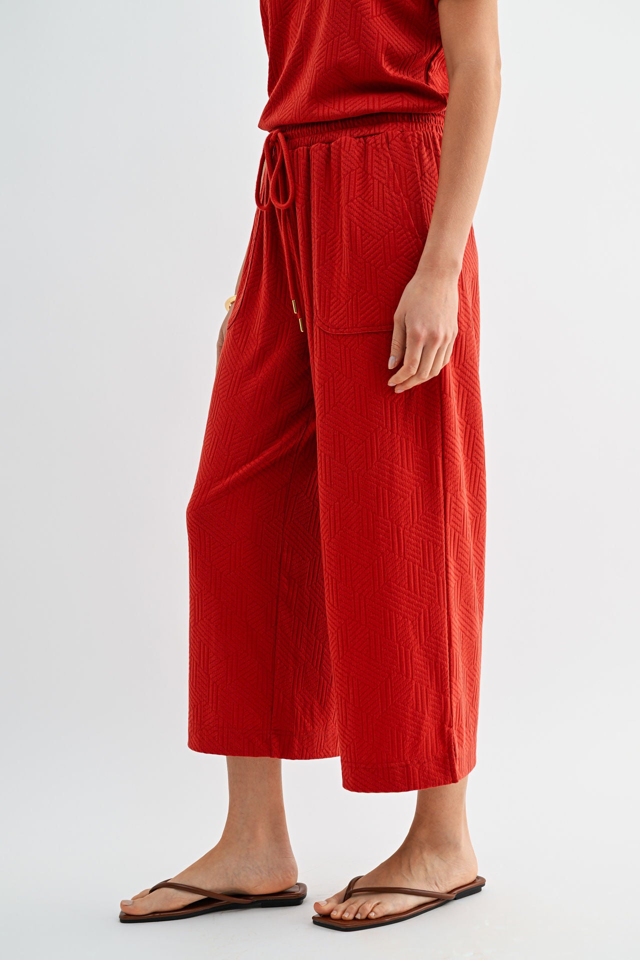 Brick Cropped Pant