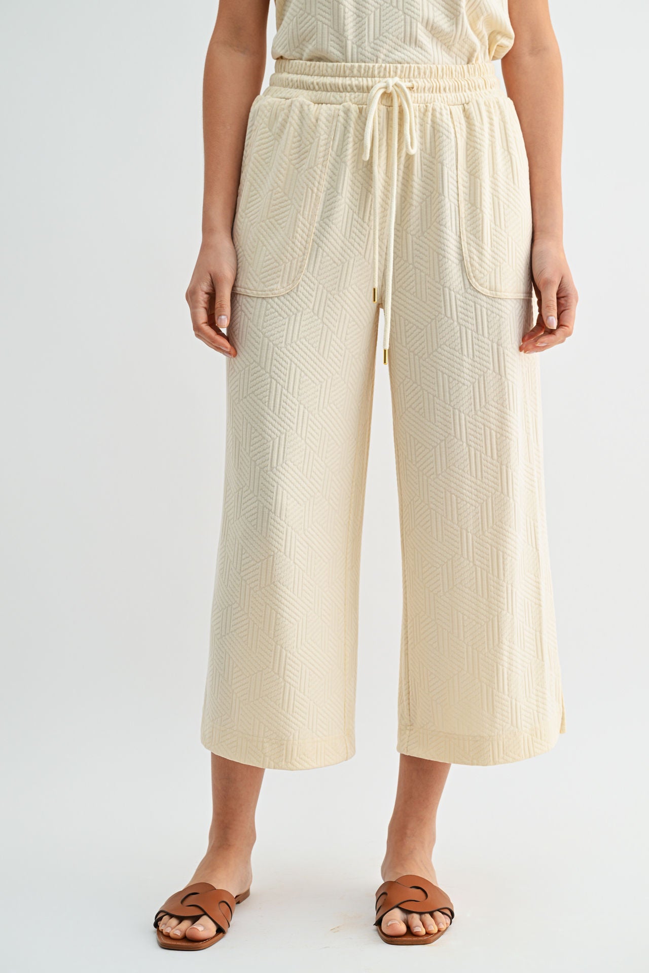 Parchment Cropped Pant