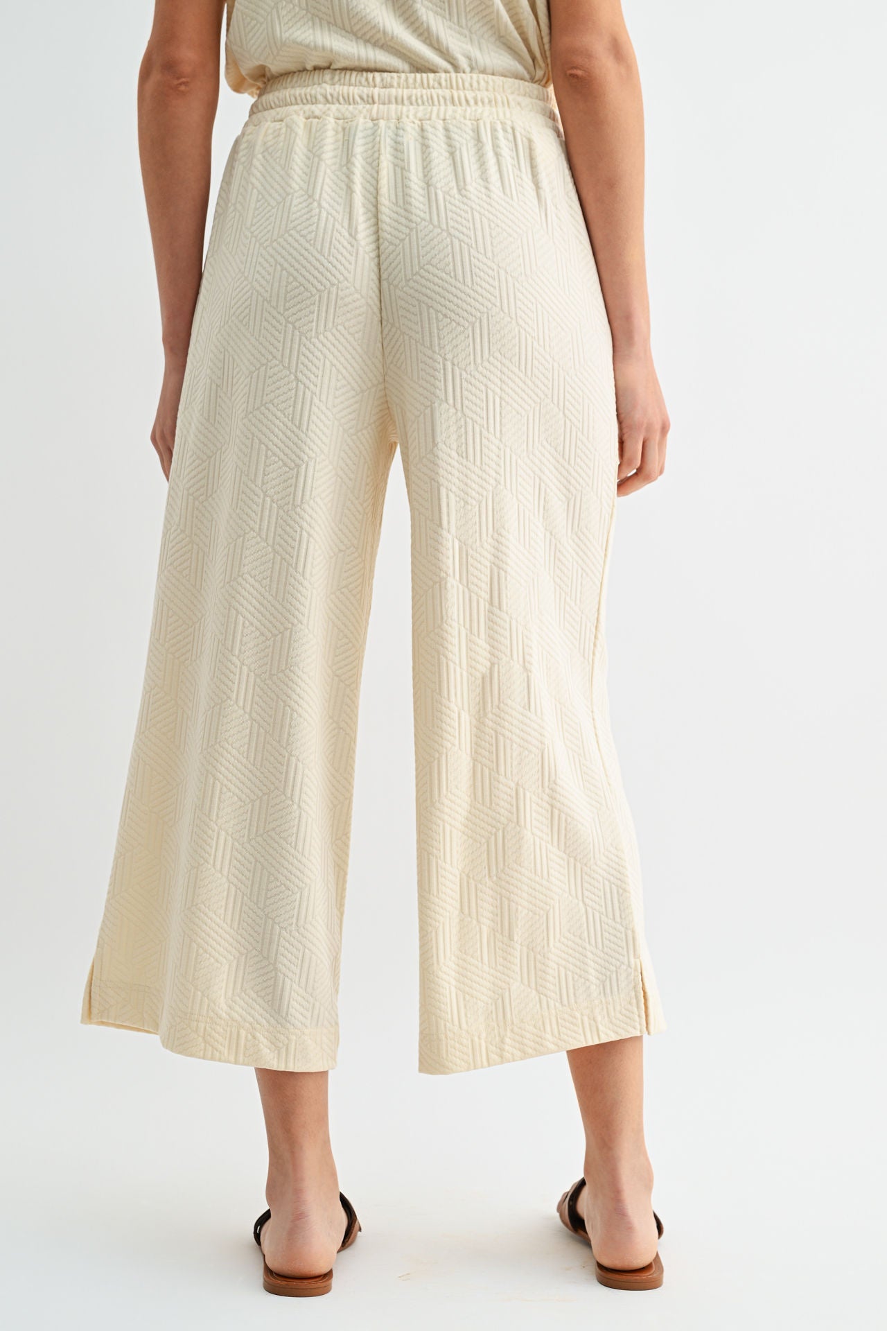Parchment Cropped Pant