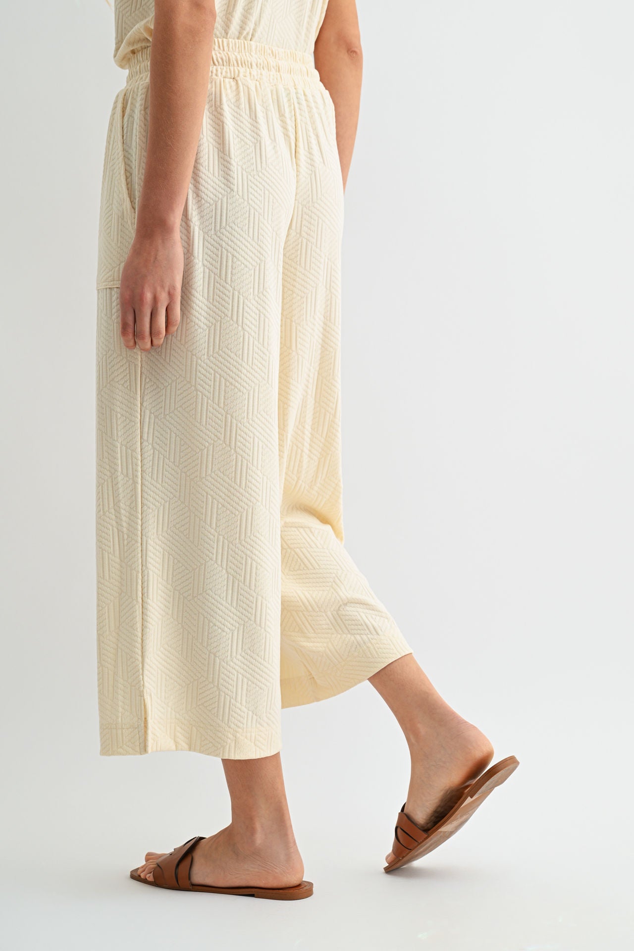 Parchment Cropped Pant
