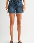 Dark Tagged Whisker Wash Eiffel Denim Short