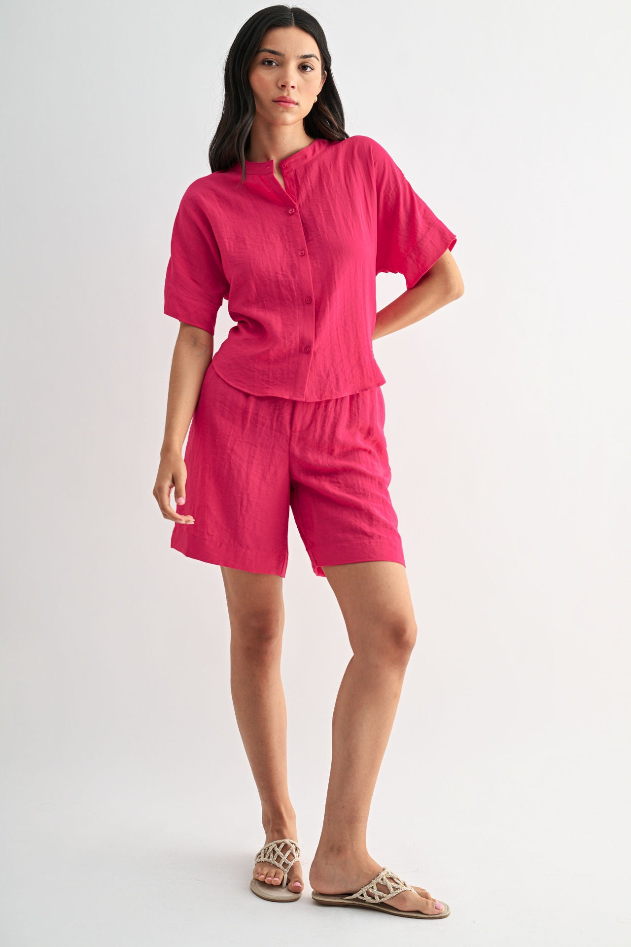 Bright Rose Lounge Shorts