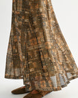 Brown Curry Belle Maxi Skirt 