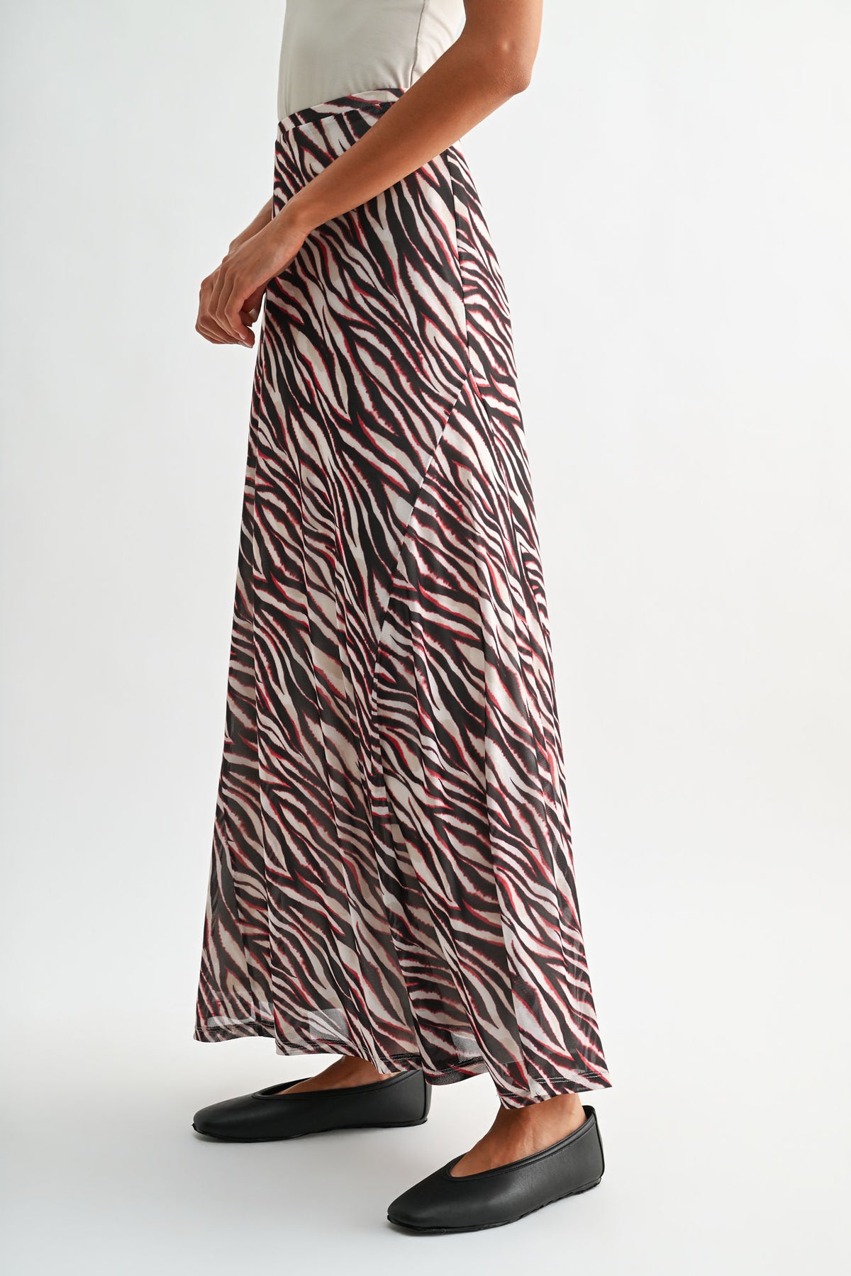 Parchment Cherry Belle Maxi Skirt 