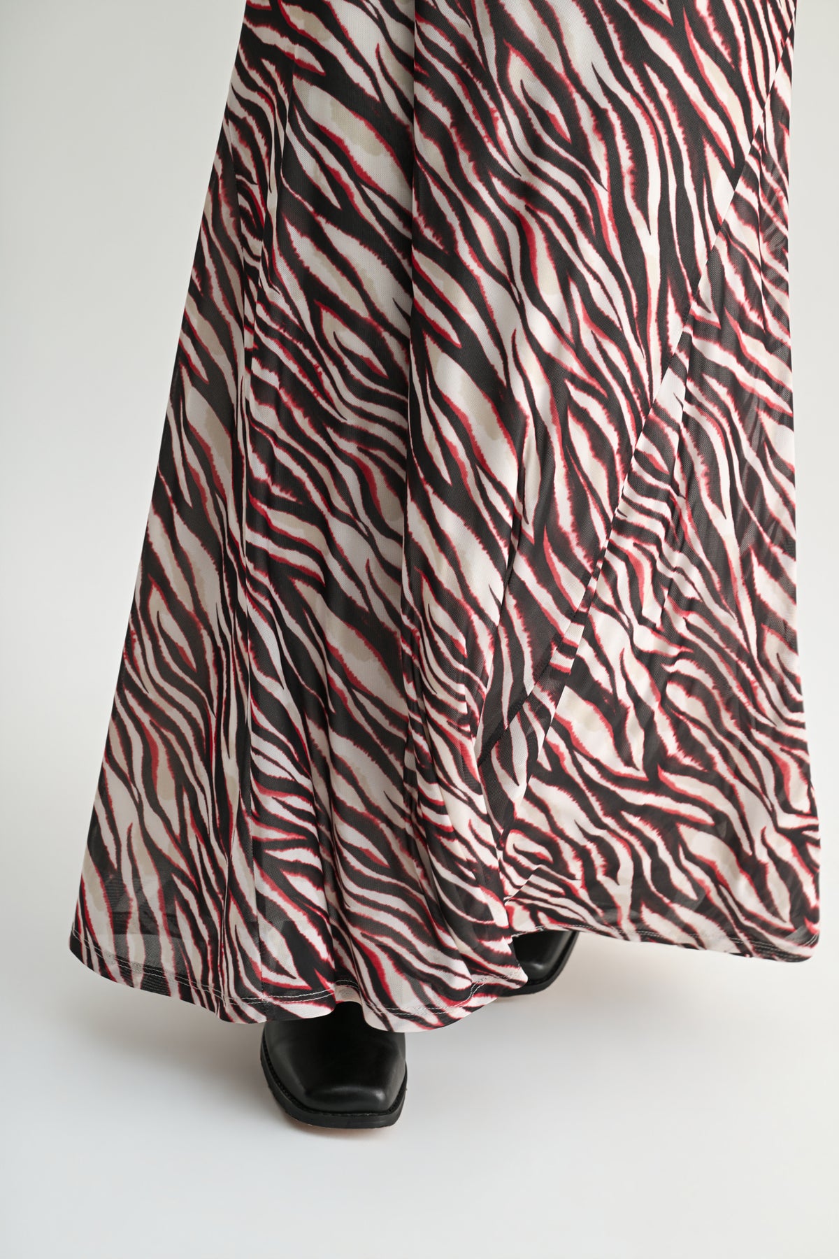 Parchment Cherry Plus-Size Belle Maxi Skirt