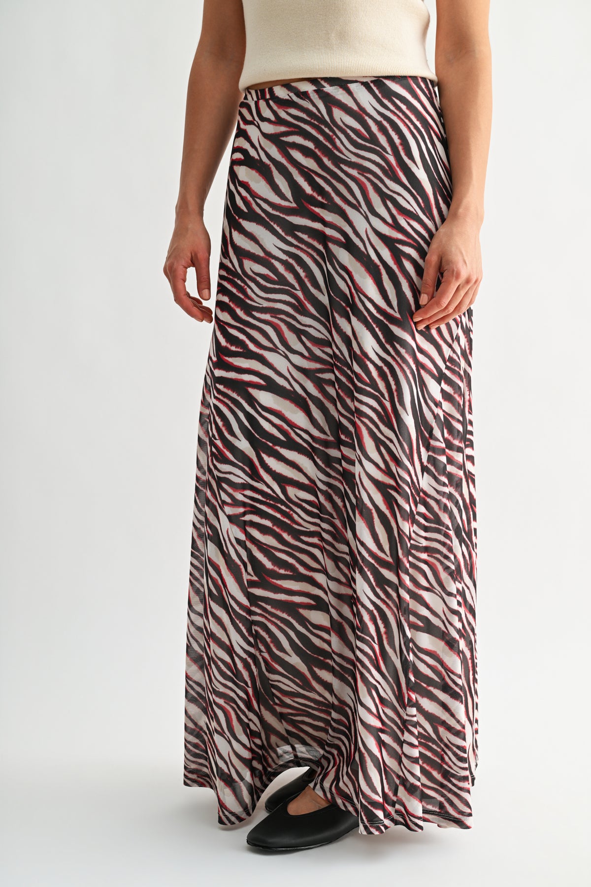 Parchment Cherry Belle Maxi Skirt 