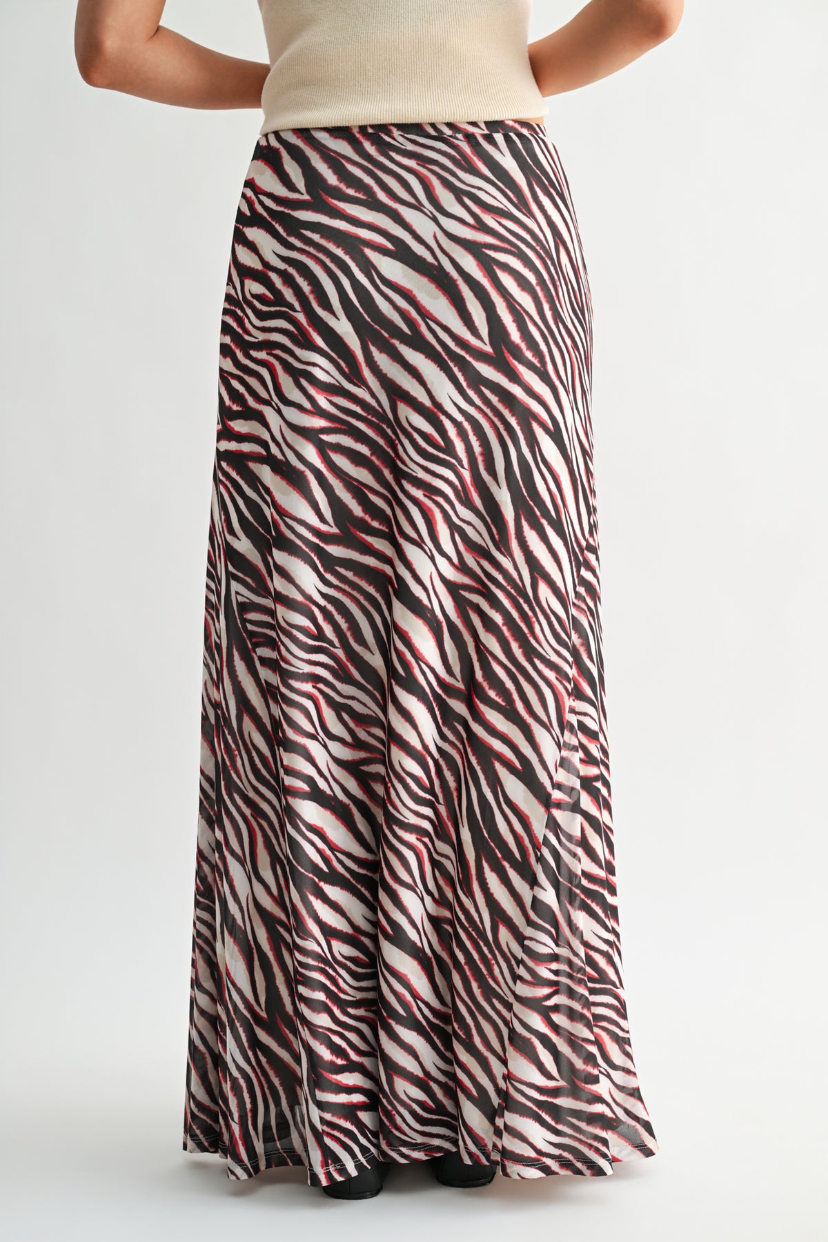 Parchment Cherry Belle Maxi Skirt 