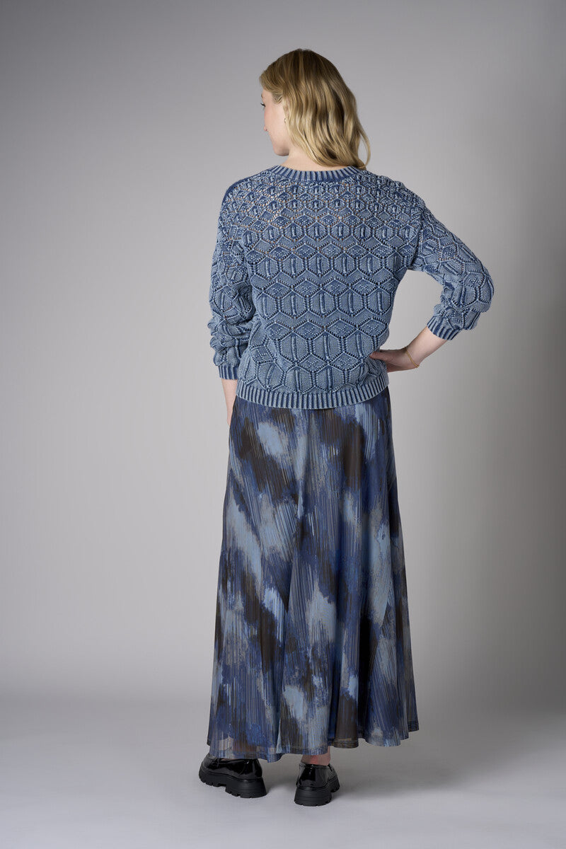 Bring your style to life with the 'navy' Belle Maxi Skirt – perfect for any occasion.
