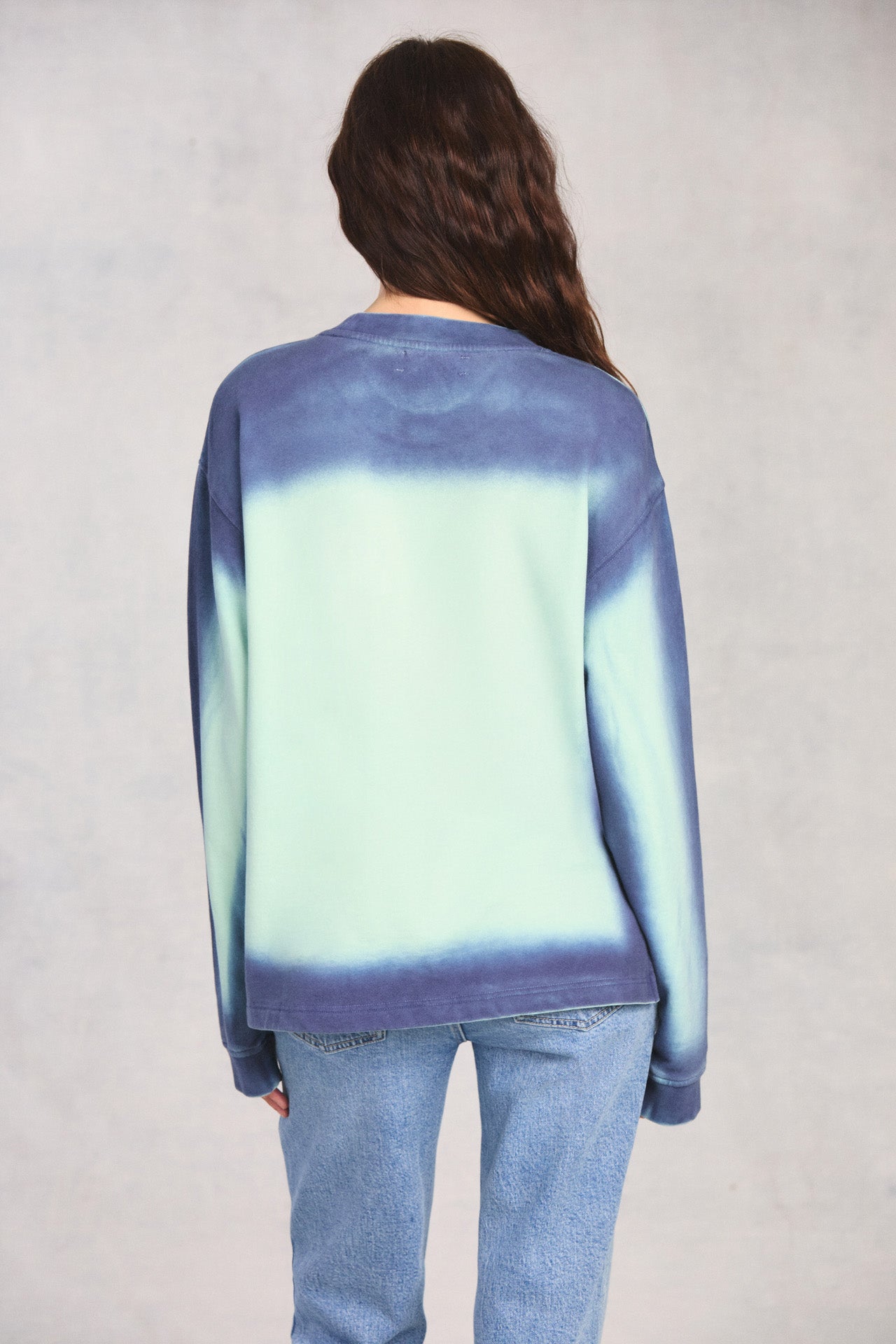 Mint Spot Dye Sweatshirt