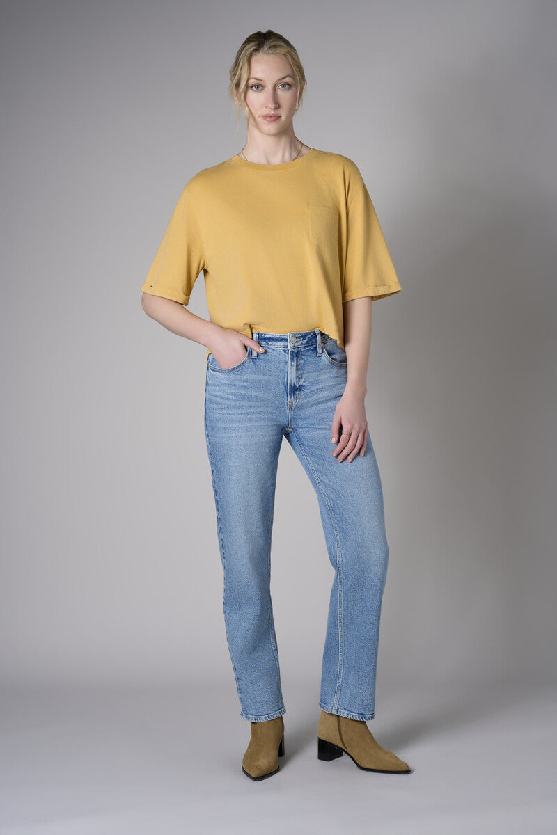 Upgrade your collection with the crisp 'Gold' Coram T-Shirt.