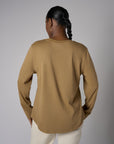 Feel fabulous every day in the 'Ochre' Beth Long Sleeve T-Shirt, crafted for those who love bold style.
