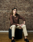 Showcase your personality with the Beth Long Sleeve T-Shirt in striking 'Earth'.