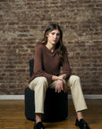 Showcase your personality with the Beth Long Sleeve T-Shirt in striking 'Earth'.