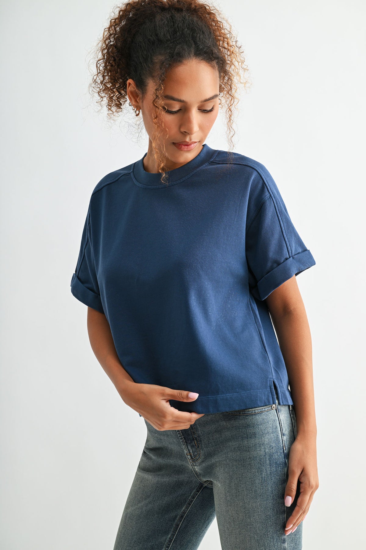 Cadet Blue Brie Sweatshirt 